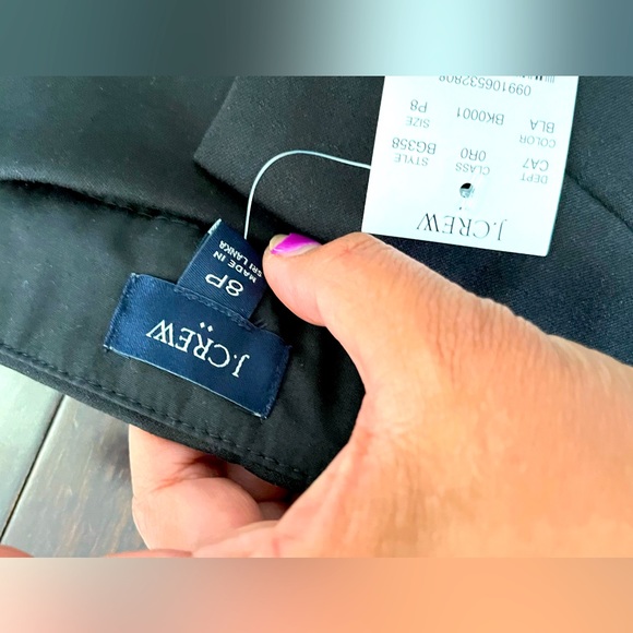 black jcrew pants (new) - Picture 1 of 3